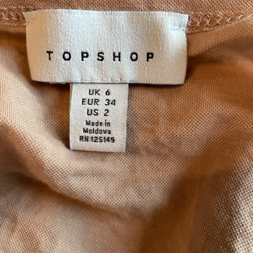 Topshop tank with button and tie detail on back - Picture 4 of 4